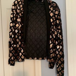 Black and gold jacket